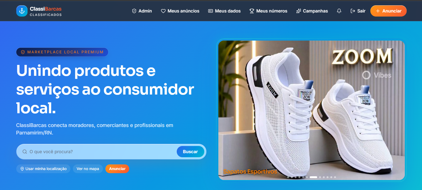 ClassiBarcas — versão desktop